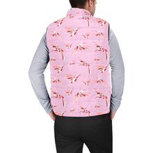 Load image into Gallery viewer, Strawberry Pink Men&#39;s Padded Vest Jacket
