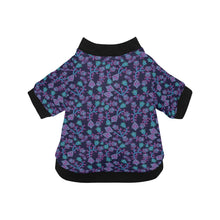 Load image into Gallery viewer, Beaded Blue Nouveau Pet Dog Round Neck Shirt
