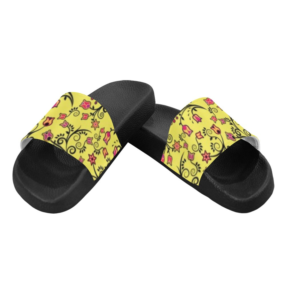 Key Lime Star Men's Slide Sandals