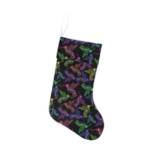 Load image into Gallery viewer, Floral Hummingbird Christmas Stocking
