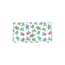 Load image into Gallery viewer, Berry Flowers White Women&#39;s Trifold Wallet

