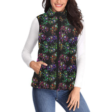 Load image into Gallery viewer, Neon Floral Buffalos Women&#39;s Padded Vest Jacket
