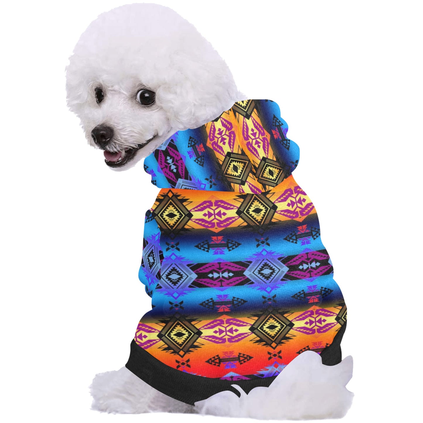 Sovereign Nation Sunset Pet Dog Hoodie