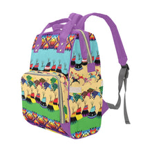 Load image into Gallery viewer, Prairie Bison Multi-Function Diaper Backpack/Diaper Bag
