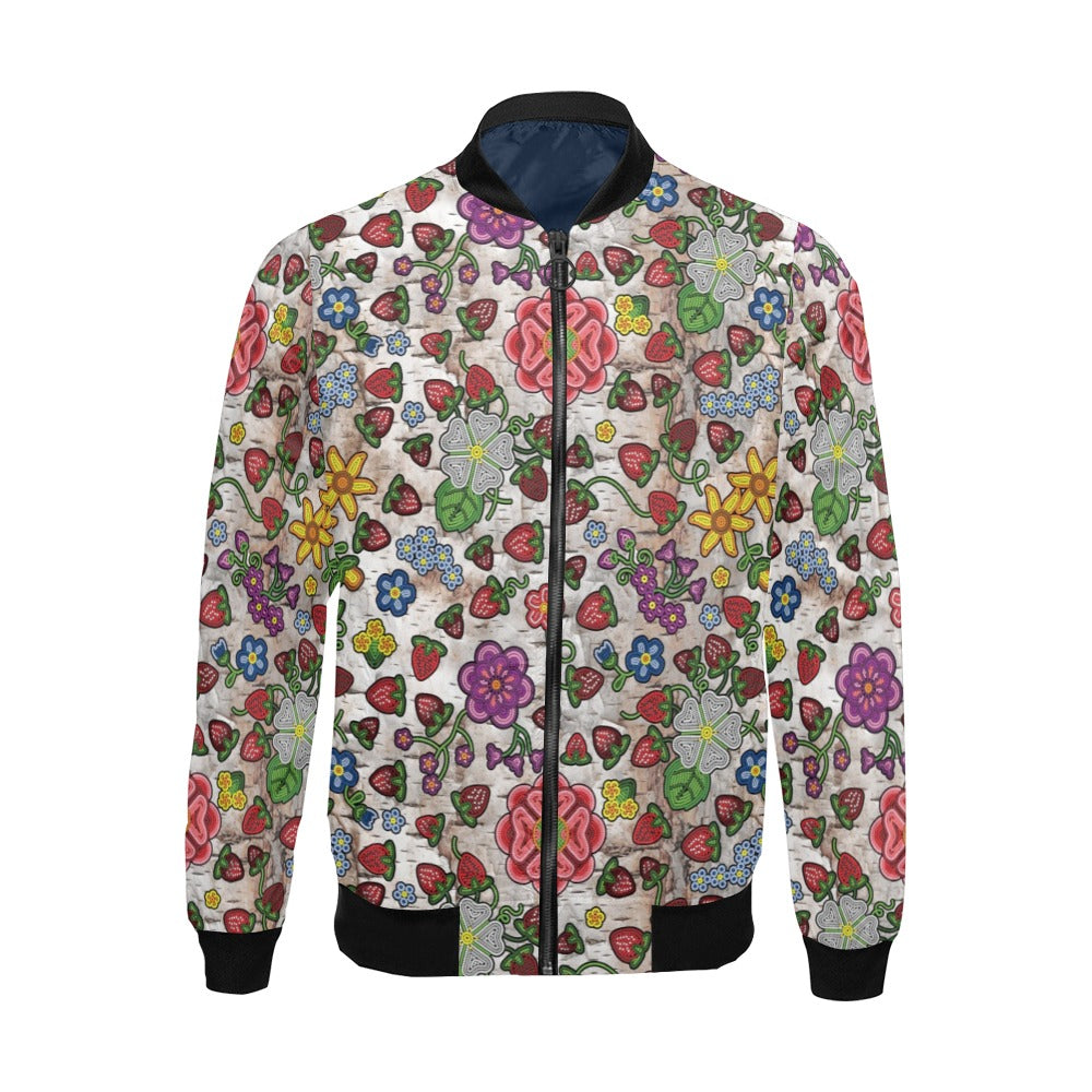 Berry Pop Br Bark Bomber Jacket for Men