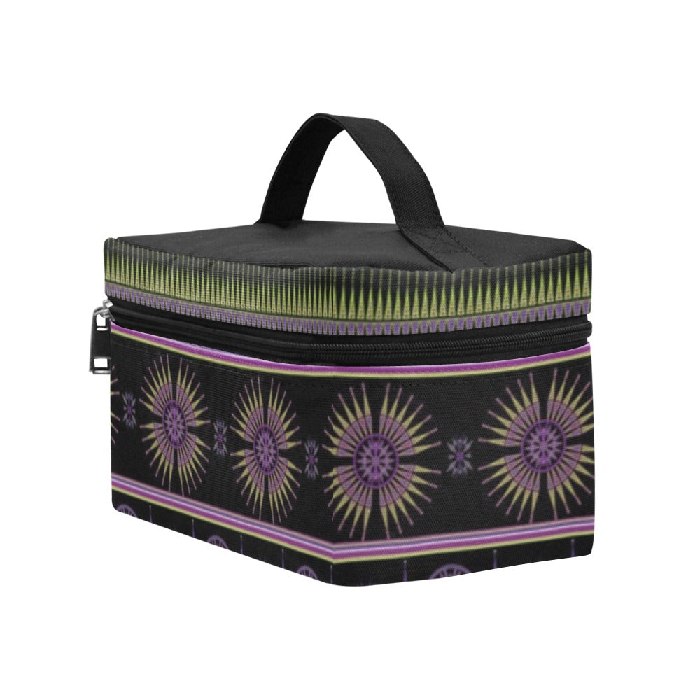 Evening Feather Wheel Cosmetic Bag