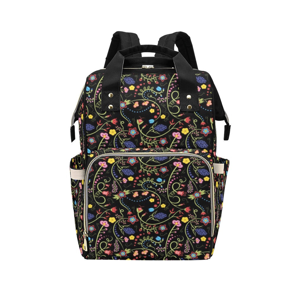 Fresh Fleur Midnight Multi-Function Diaper Backpack/Diaper Bag