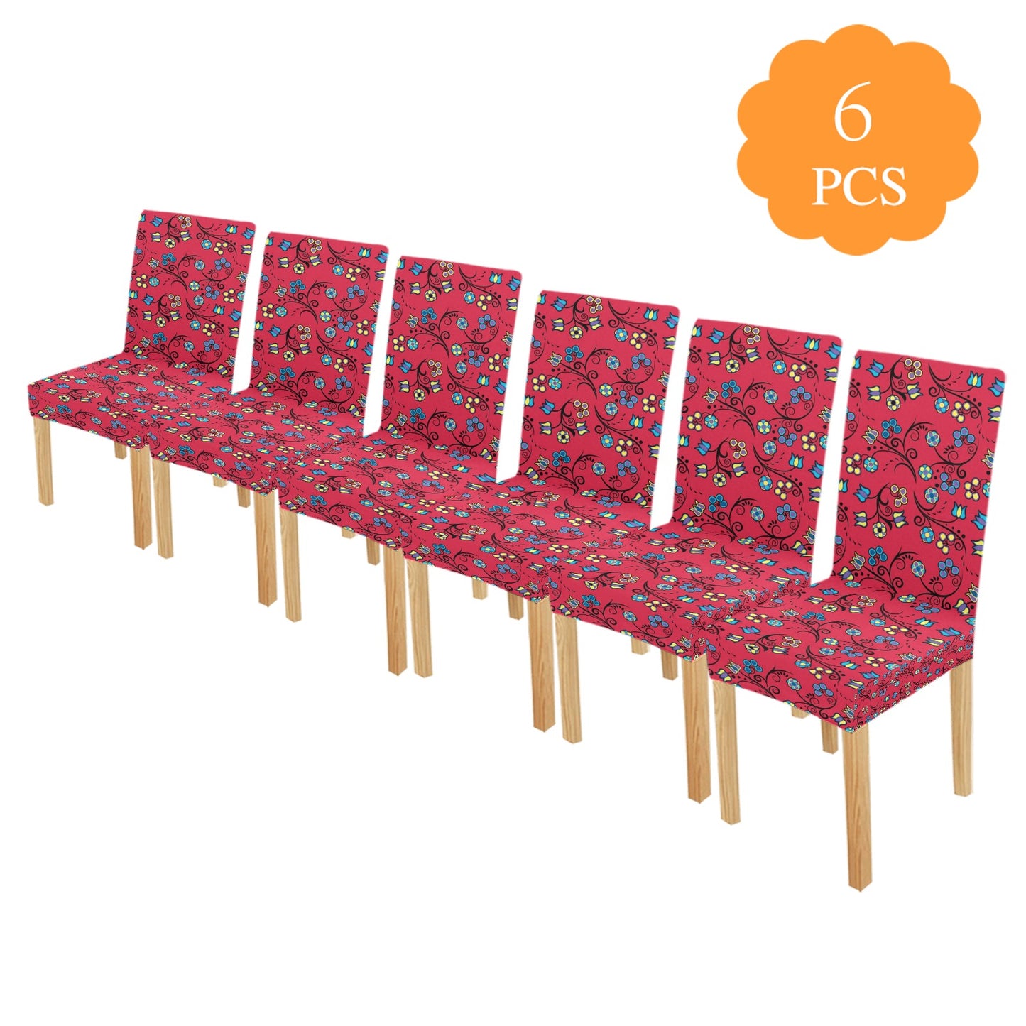 Blue Trio Cardinal Chair Cover (Pack of 6)