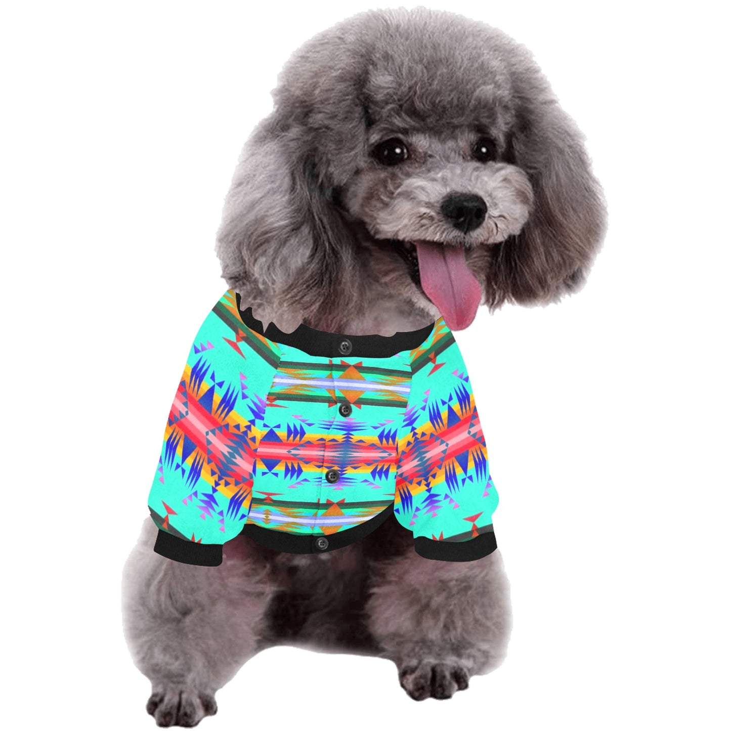 Between the Mountains Spring Pet Dog Round Neck Shirt