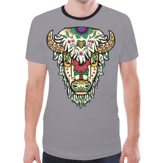 Buffalo Spirit Guide (Dark Gray) New T-shirt for Men