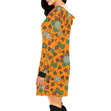 Load image into Gallery viewer, Strawberry Dreams Carrot Hoodie Dress
