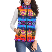 Load image into Gallery viewer, Sovereign Nation Sunset Women&#39;s Padded Vest Jacket
