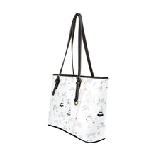 Load image into Gallery viewer, Ledger Dables White Leather Tote Bag
