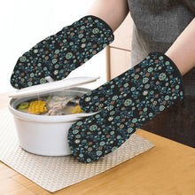 Load image into Gallery viewer, Ocean Bloom Oven Mitt &amp; Pot Holder
