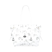 Load image into Gallery viewer, Ledger Dables White Clover Canvas Tote Bag
