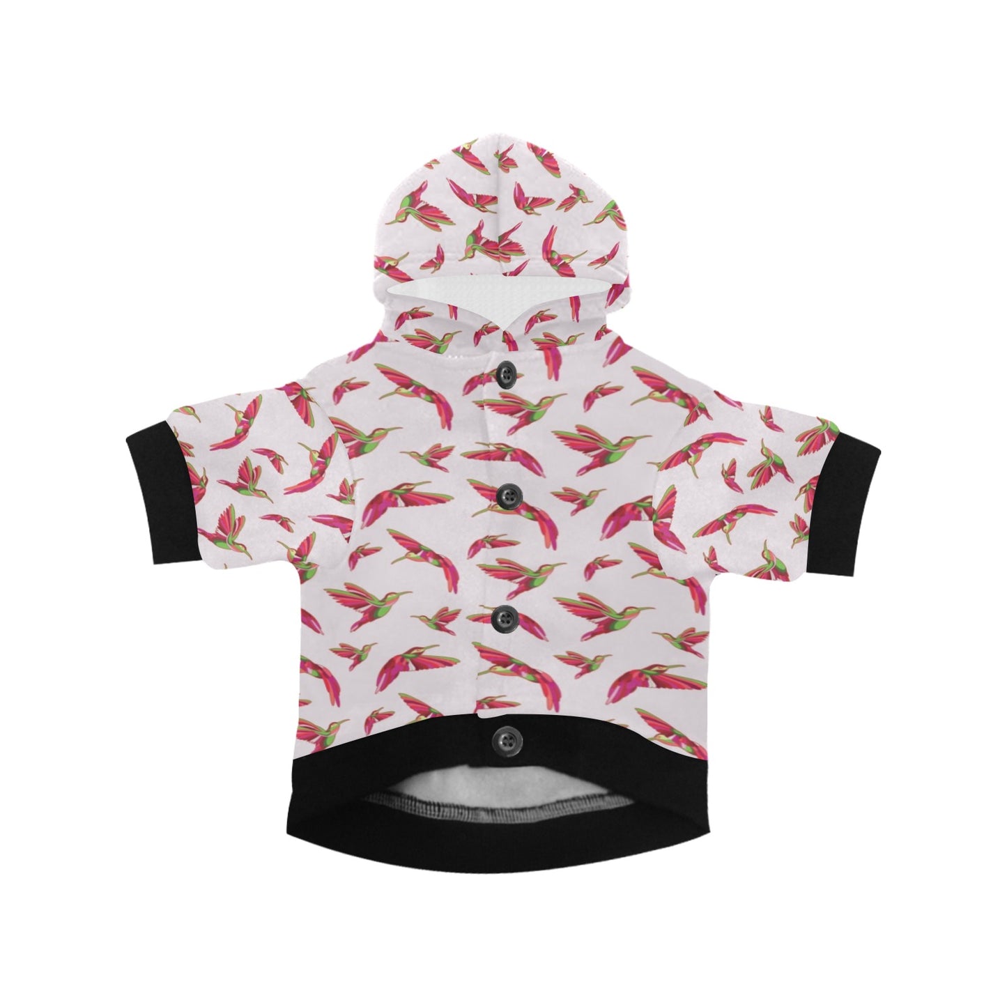 Red Swift Colourful Pet Dog Hoodie