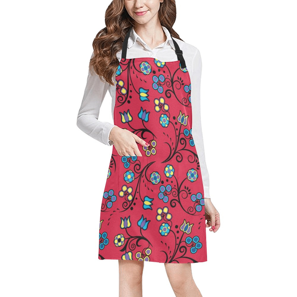 Blue Trio Cardinal Apron