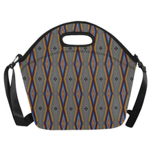 Load image into Gallery viewer, Diamond in the Bluff Grey Neoprene Lunch Bag/Large
