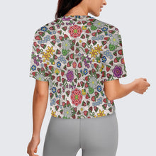 Load image into Gallery viewer, Berry Pop Bright Birch Crop Top
