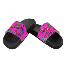 Load image into Gallery viewer, Indigenous Paisley Men&#39;s Slide Sandals
