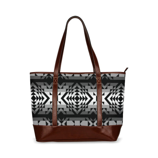 Black Rose Shadow Tote Handbag