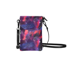 Load image into Gallery viewer, Animal Ancestors 3 Blue Pink Swirl Small Cell Phone Purse
