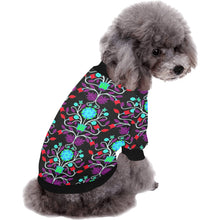 Load image into Gallery viewer, Floral Beadwork Four Clans Winter Pet Dog Round Neck Shirt
