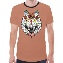 Load image into Gallery viewer, Wolf Spirit Guide Brown New T-shirt for Men
