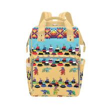 Load image into Gallery viewer, Bear Medicine Multi-Function Diaper Backpack/Diaper Bag
