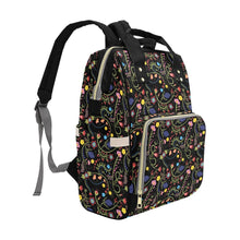 Load image into Gallery viewer, Fresh Fleur Midnight Multi-Function Diaper Backpack/Diaper Bag
