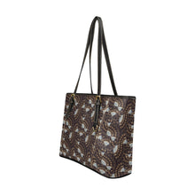 Load image into Gallery viewer, Hawk Feathers Leather Tote Bag
