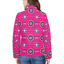 Load image into Gallery viewer, Rising Star Strawberry Moon Women&#39;s Stand Collar Padded Jacket
