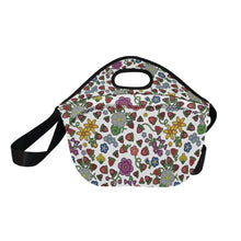 Load image into Gallery viewer, Berry Pop White Neoprene Lunch Bag/Large
