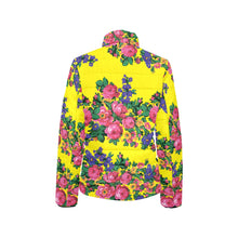 Load image into Gallery viewer, Kokum&#39;s Revenge Yellow Women&#39;s Stand Collar Padded Jacket
