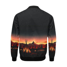 Load image into Gallery viewer, Sunset Tipis Bomber Jacket for Men
