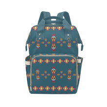 Load image into Gallery viewer, Four Directions Lodges Ocean Multi-Function Diaper Backpack/Diaper Bag
