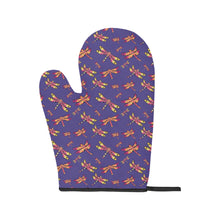 Load image into Gallery viewer, Gathering Purple Oven Mitt &amp; Pot Holder
