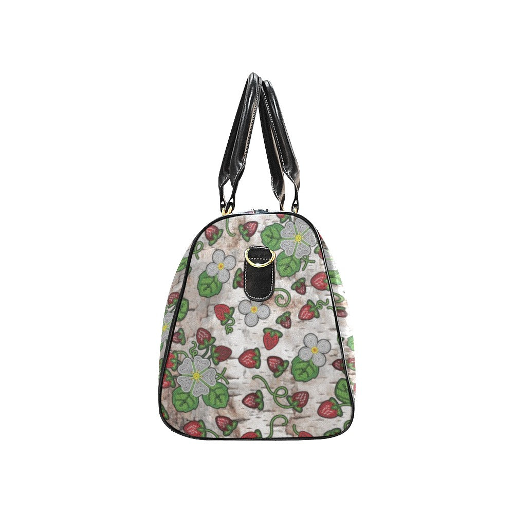 Strawberry Dreams Br Bark Waterproof Travel Bag