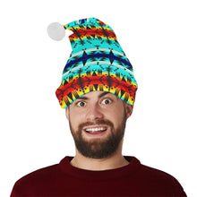 Load image into Gallery viewer, Between the Mountains Santa Hat
