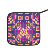 Load image into Gallery viewer, Kaleidoscope Bleu Oven Mitt &amp; Pot Holder
