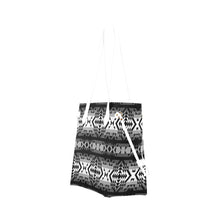 Load image into Gallery viewer, Black Rose Shadow Clover Canvas Tote Bag
