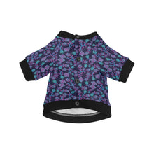 Load image into Gallery viewer, Beaded Blue Nouveau Pet Dog Round Neck Shirt
