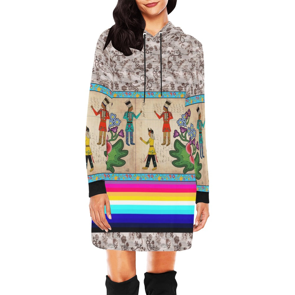 Kinship Ties Hoodie Dress