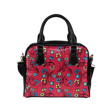 Load image into Gallery viewer, Blue Trio Cardinal Shoulder Handbag
