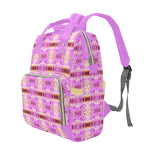 Load image into Gallery viewer, Gathering Earth Lilac Multi-Function Diaper Backpack/Diaper Bag
