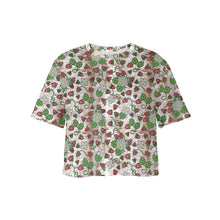 Load image into Gallery viewer, Strawberry Dreams Br Bark Crop Top
