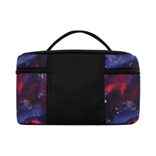 Load image into Gallery viewer, Animal Ancestors 3 Blue Pink Swirl Cosmetic Bag
