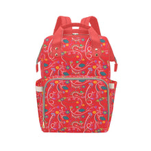 Load image into Gallery viewer, Fresh Fleur Fire Multi-Function Diaper Backpack/Diaper Bag
