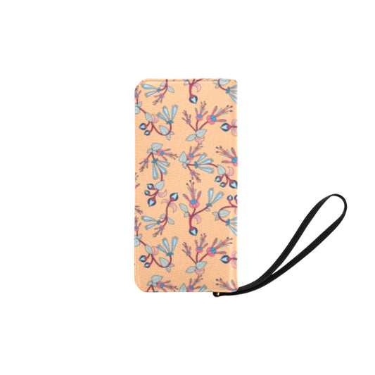 Swift Floral Peache Women's Clutch Purse