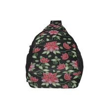 Load image into Gallery viewer, Red Beaded Rose Chest Bag
